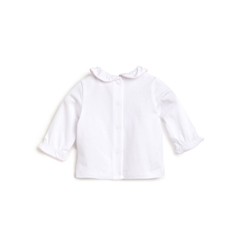 Girls Light Pink Applique Outfit with Leggings image number 1